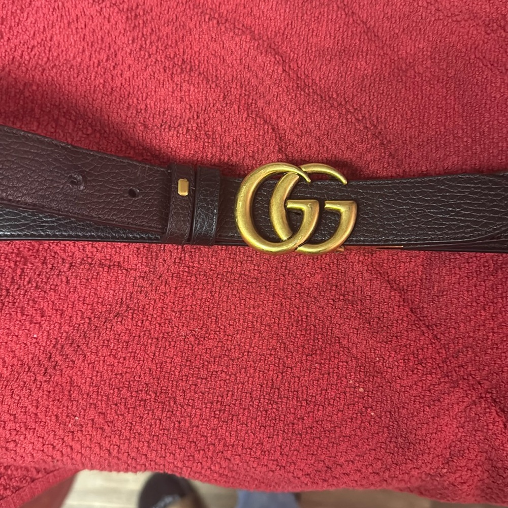Gucci belt reversible (bl/br)